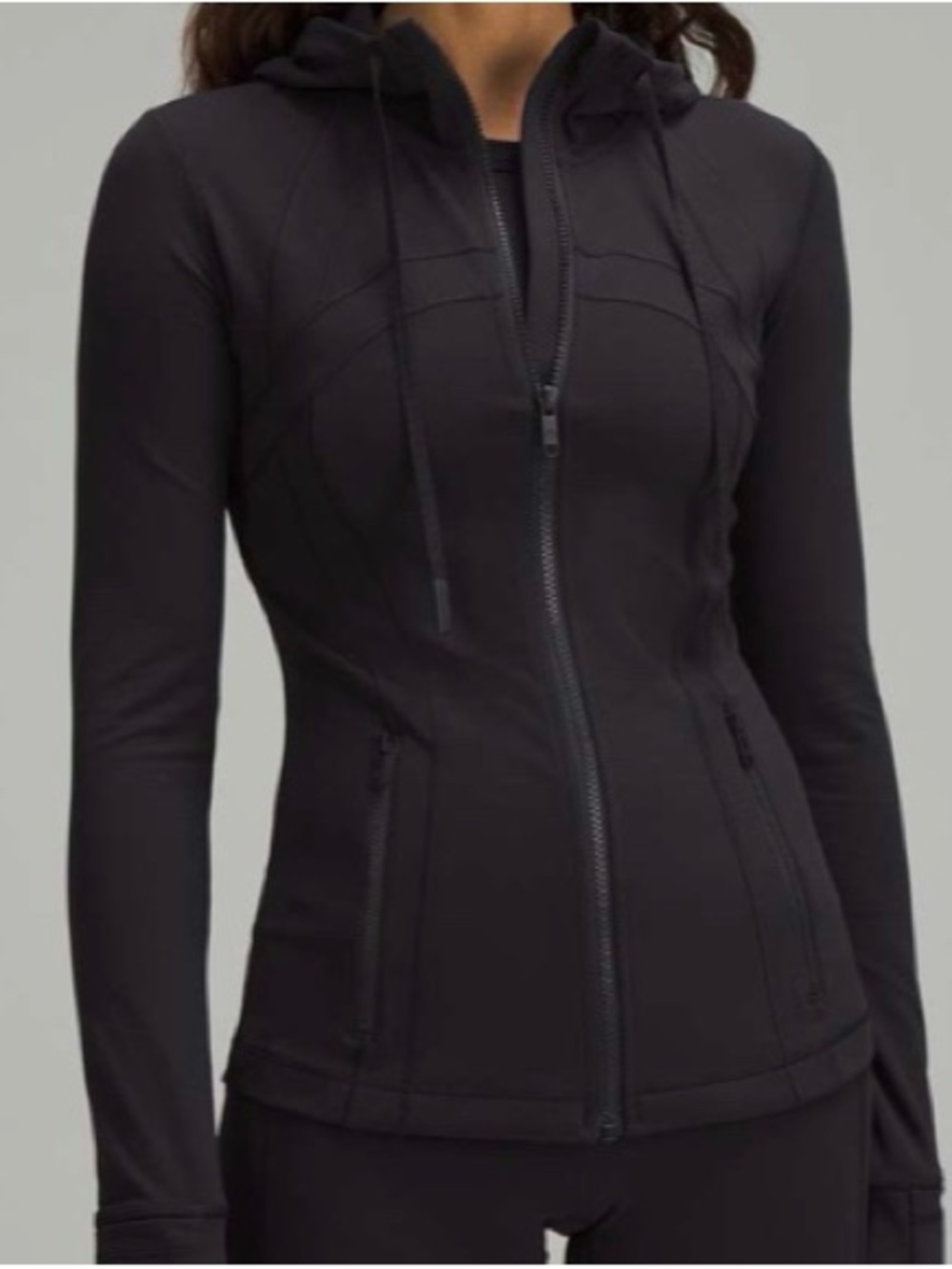 Lululemon Hooded Define Jacket Nulu - Black Size 6